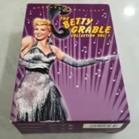 The Betty Grable Collection Vol. 1," DVD box set with booklets and lobby cards - Picture 5 of 8